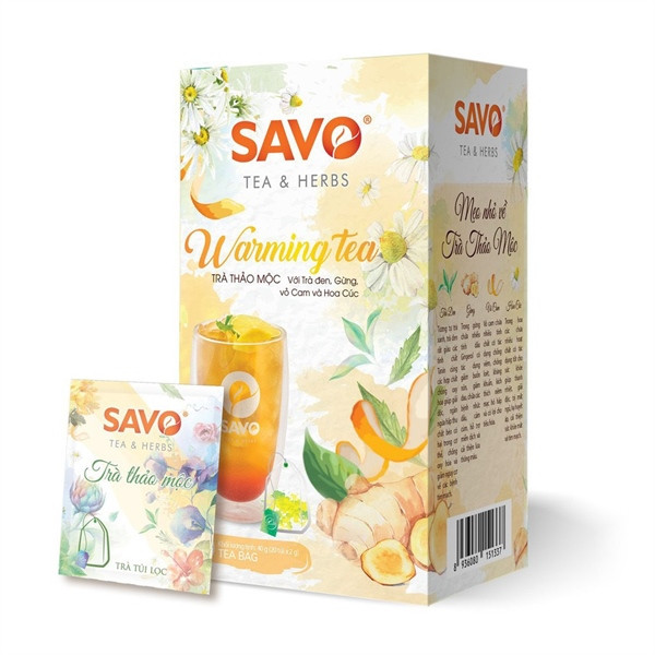 TRÀ SAVO WARMING ( Warming Tea) - Hộp 20 gói x 2gr