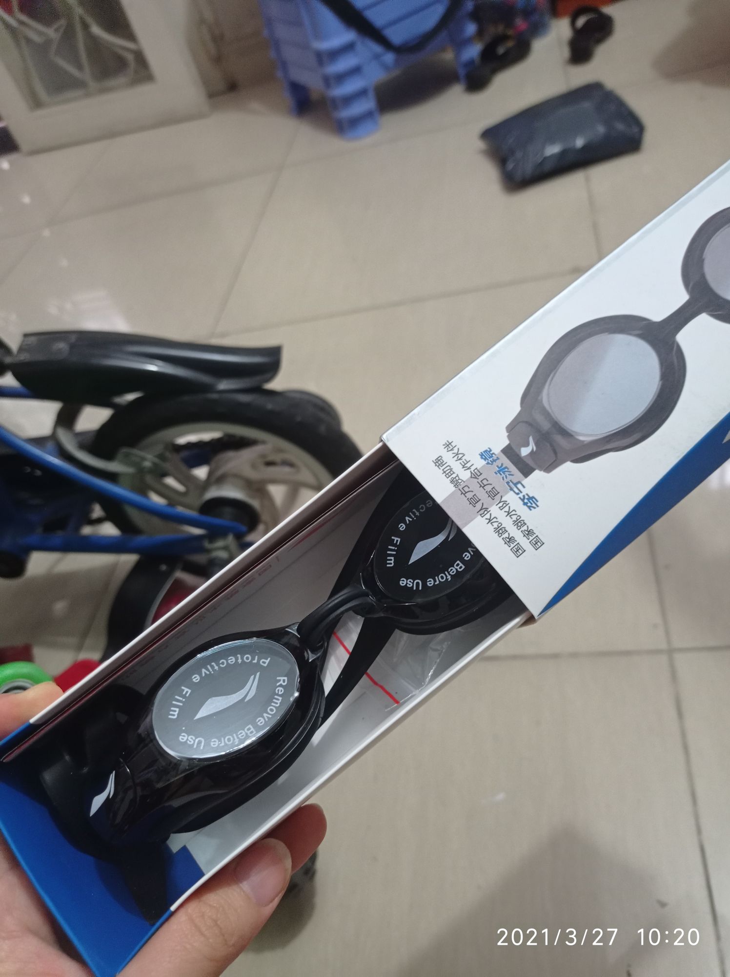 [HCM]Kính bơi Lining ASJP028-1 Chính hãng