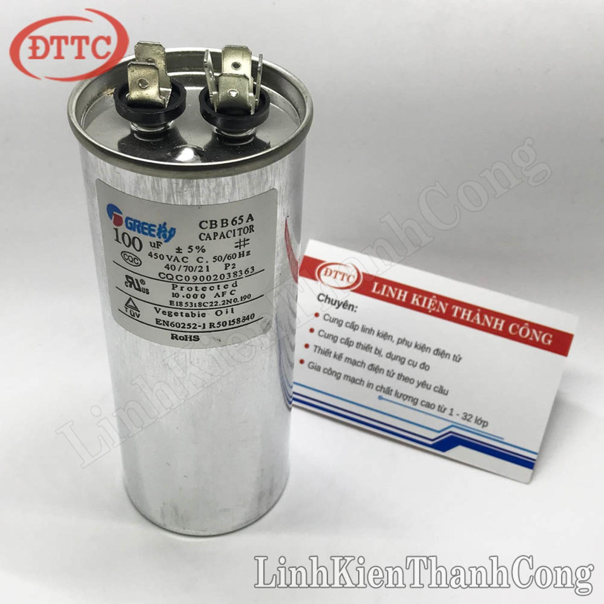 Tụ CBB65-1 100uF 450V