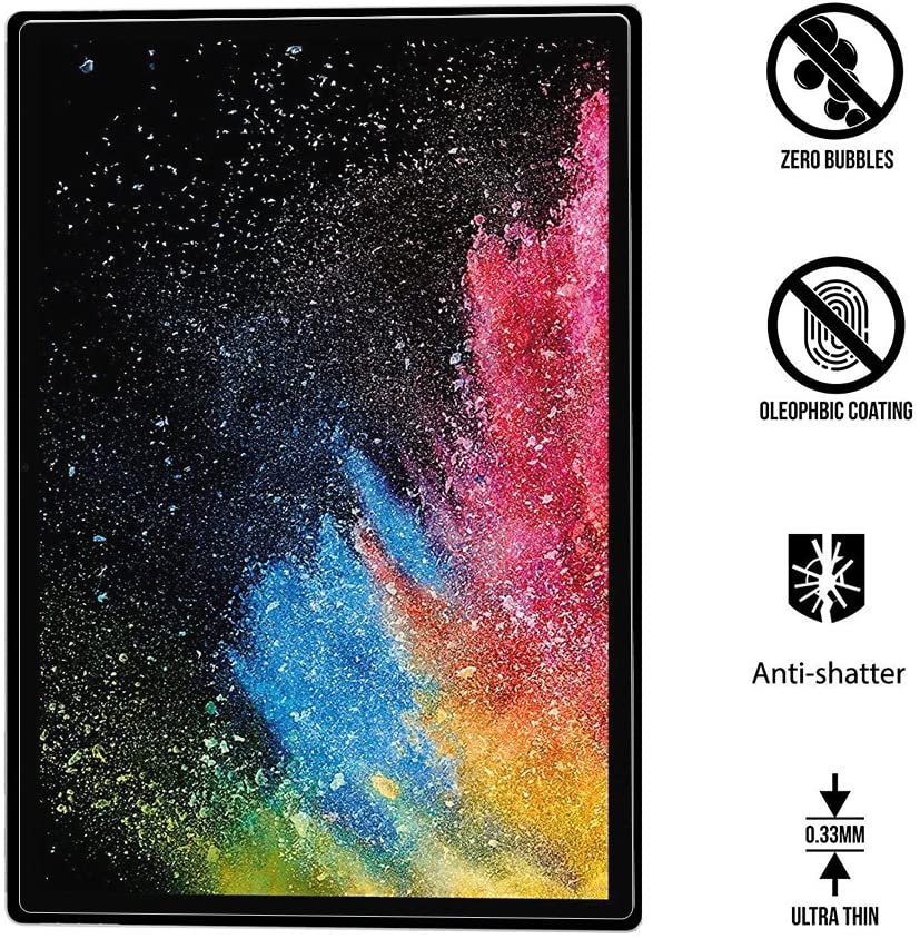 Miếng dán kính cường lực Surface Book 1,2,3 size 13.5" - 15"