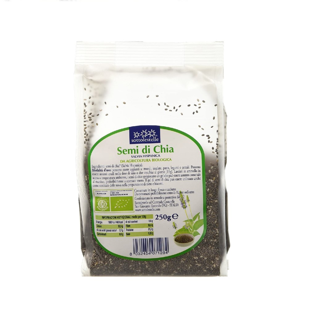Sottolestelle Organic Chia Seeds 250g