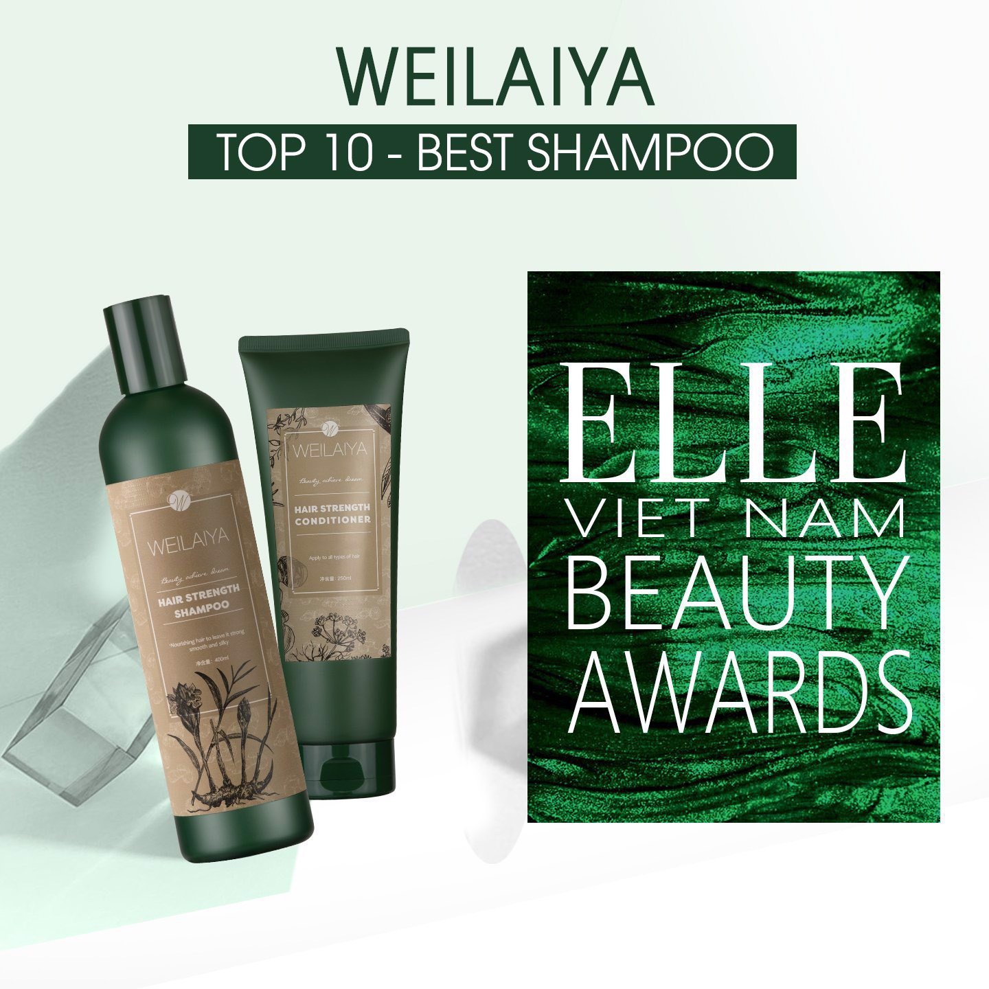 GỘI XẢ GỪNG WEILAIYA
