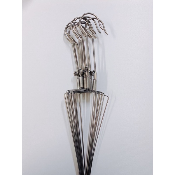 Móc treo chậu lan inox 100cm - 10 cái