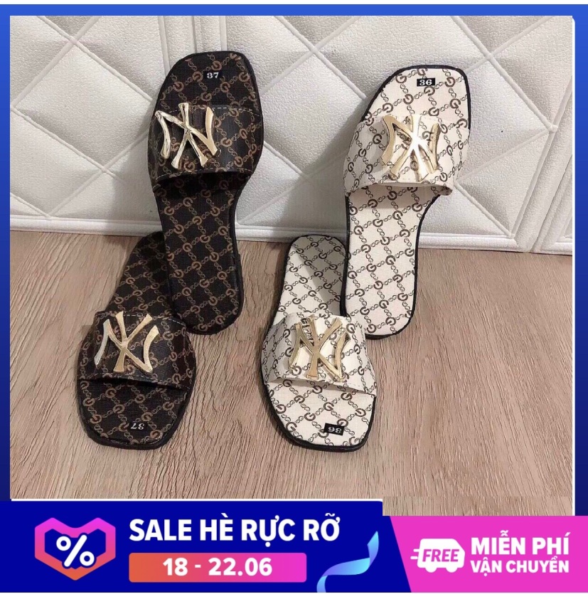 Dép Quai Ngang Rằn Ri Gắn Chữ N Chất Si Nhám, Quai In Chữ Đi Rất Êmmẫu Hot Hiện Nay (Nhiều Màu) giá rẻ