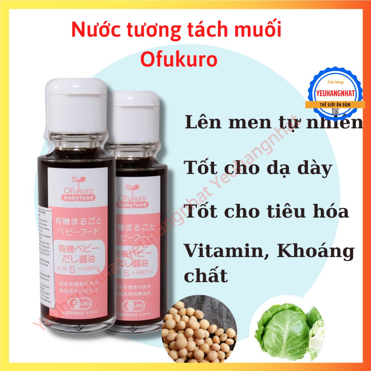 Nước tương tách muối Ofukuro Nhật Bản 100ml