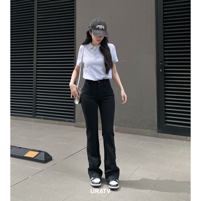 Quần jeans ống loe dáng dài V2 URATV