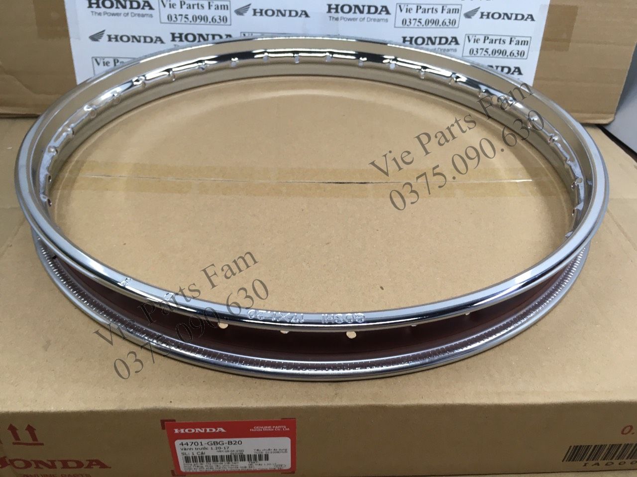 Niềng xe DREAM WAVE. Vành, hàng din Honda mới 100%