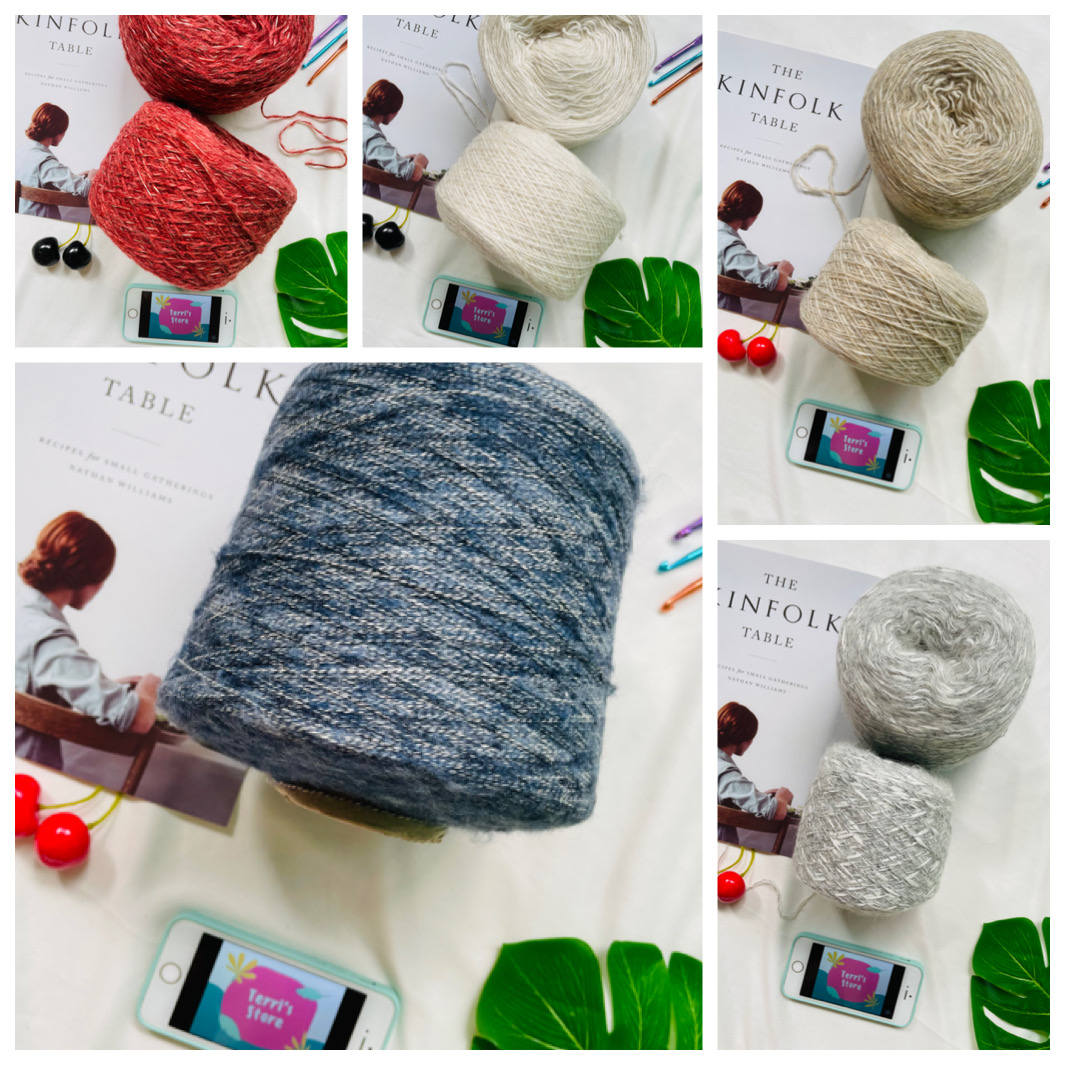 Yarn - Len Mohair - Cỡ sợi 1.5mm - Len sợi Thu Đông | Siêu nhẹ - Siêu mềm - Siêu ấm | Terri Store
