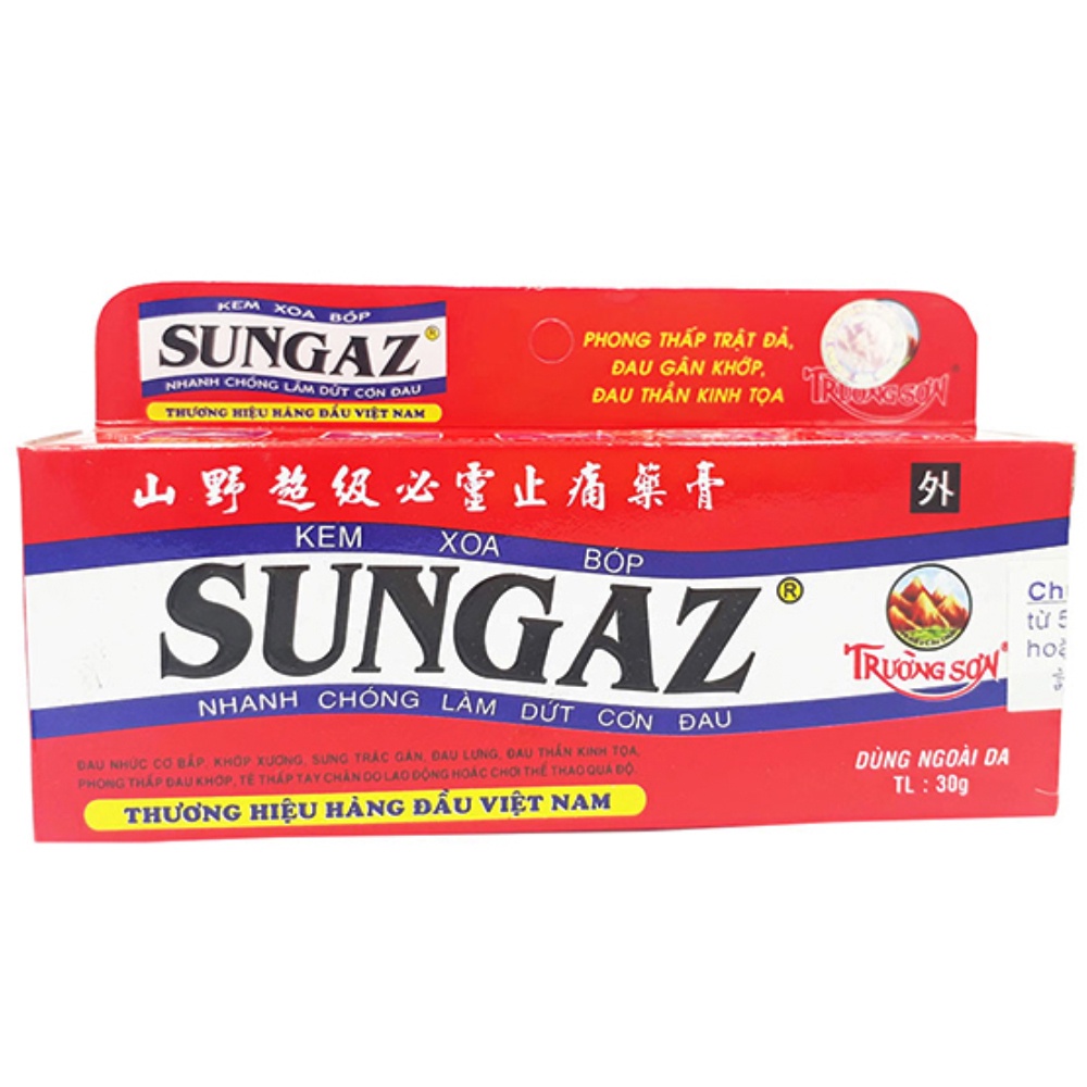 Kem xoa bóp Sungaz 30g