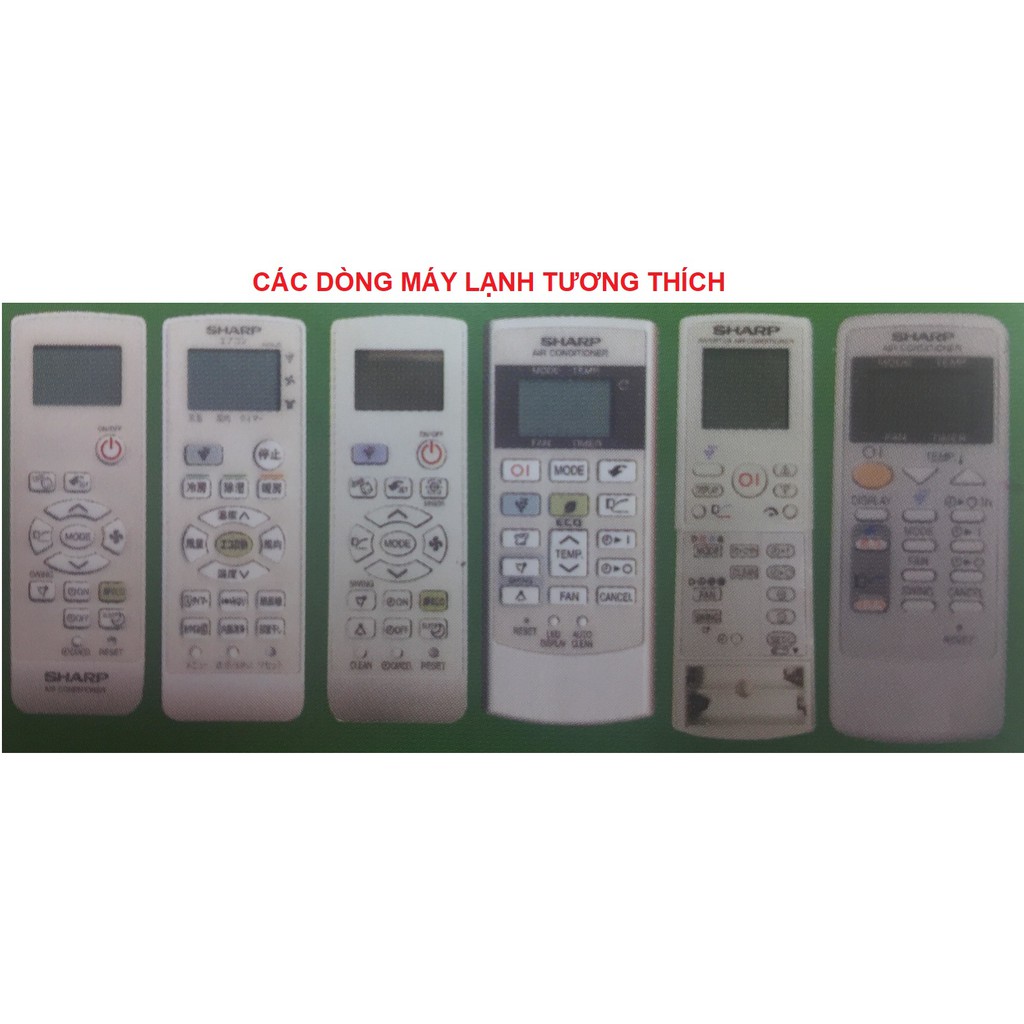 Remote máy lạnh SHARP K-SH1336 - Điều khiển điều hòa SHARP K-SH1336 [Cam kết chất lượng, BH 6 tháng]
