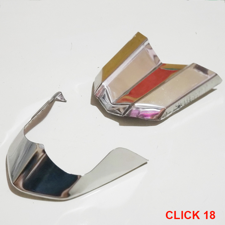 [HCM]BỘ MỎ ĐUÔI DÈ XE CLICK 2018 INOX