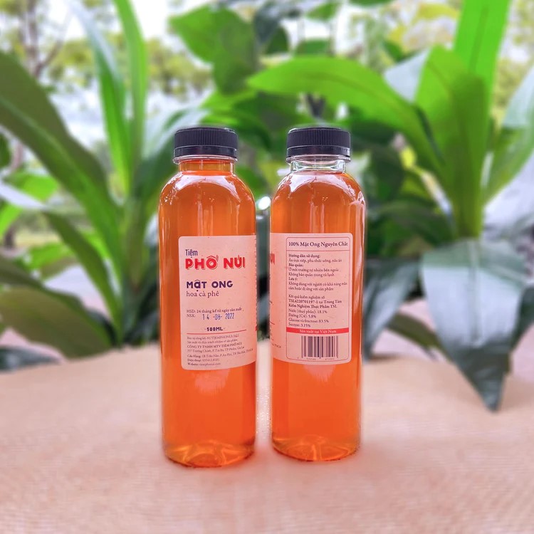 Mật Ong Hoa Nguyên Chất Tiệm Phố Núi 1000ML [Siêu Sale Tết]