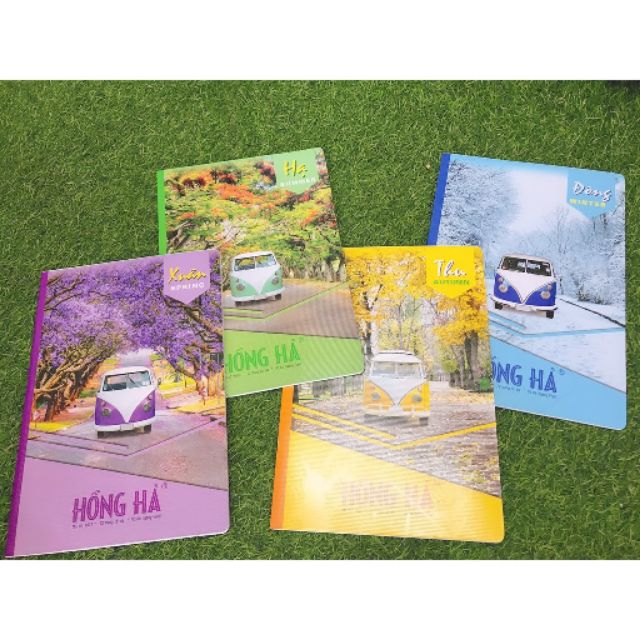 Combo 10 vở kẻ ngang hồng hà 72 trang