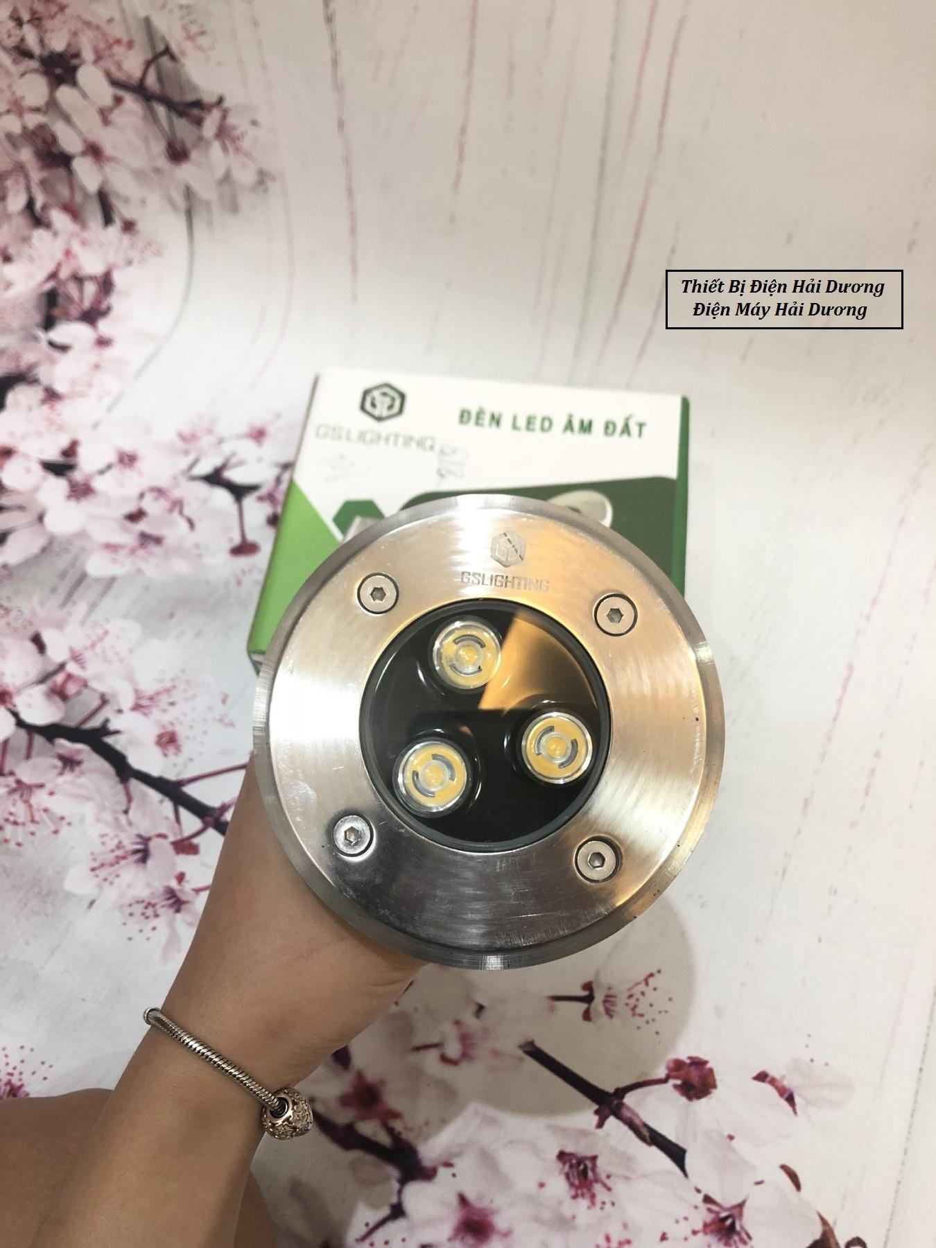 Đèn LED âm đất âm sàn GS Lighting (Ánh sáng Vàng)
