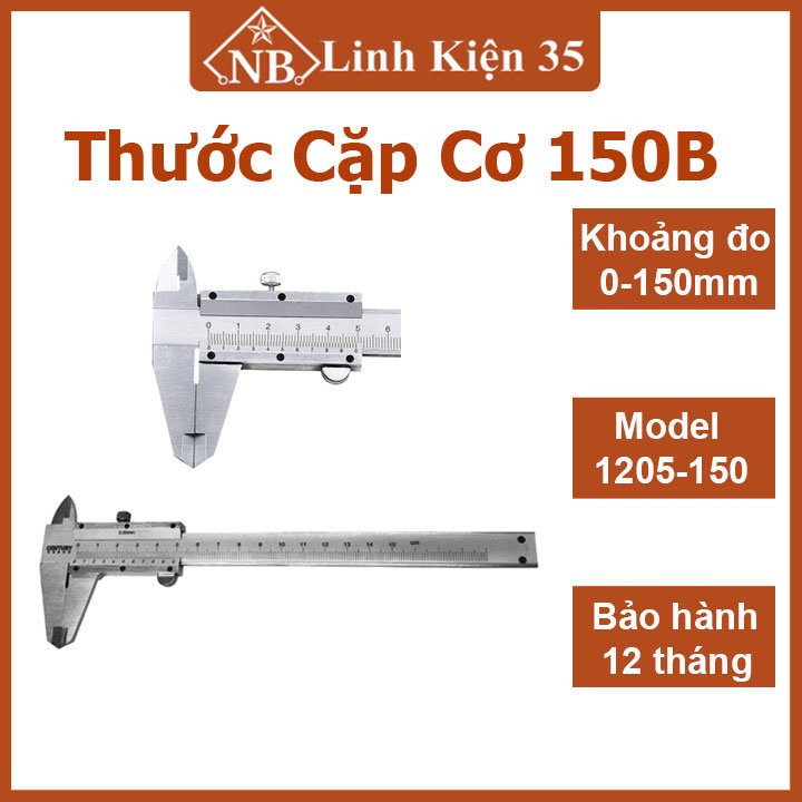 Thước cặp cơ 150B Mitutoyo khoảng đo thước kẹp 0-150mm