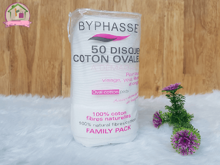 [HCM]Bông Tẩy Trang Byphasse 50 Miếng Cotton Pads