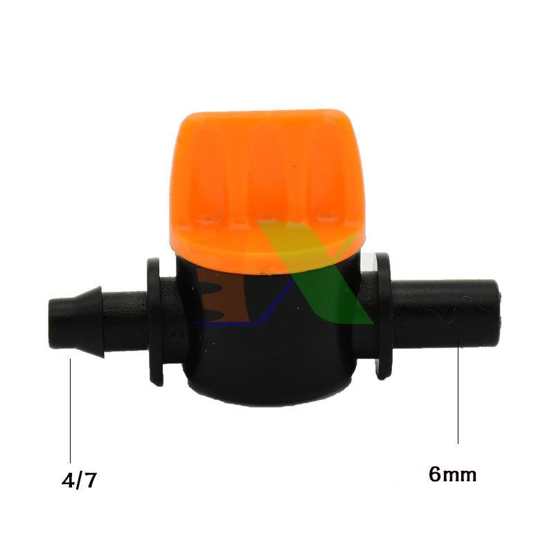 Van khóa TM-47B cho ống tưới 4/7 6 mm, Van khóa dây PE LDPE HDPE PVC