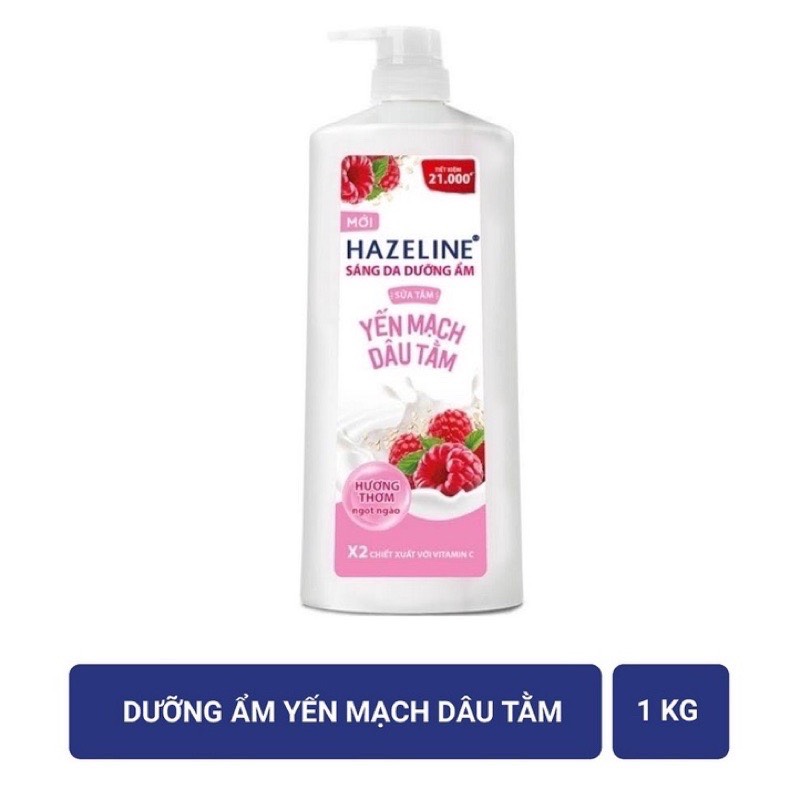 SỮA TẮM SÁNG DA HAZELINE 1Kg