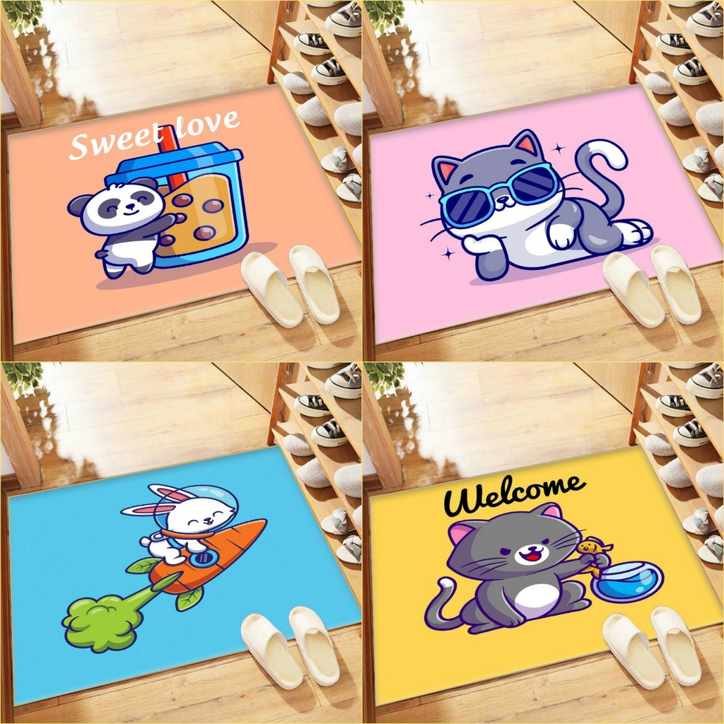 combo 2 thảm chùi chân 40x60