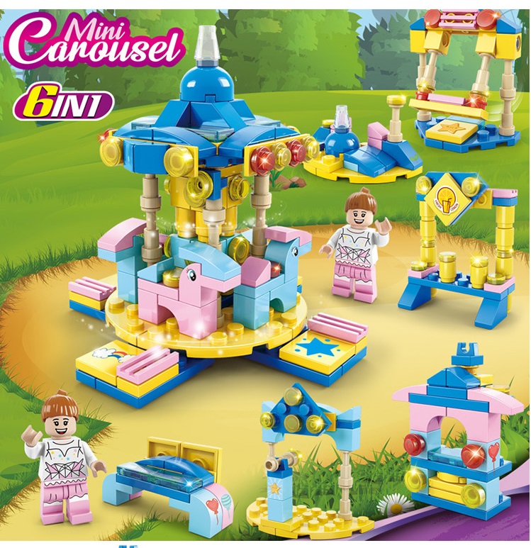 Đồ Chơi lego cho Bé Gái khu vườn cổ tích, công viên tuổi thơ, thành phố vui nhộn - minhhanh588