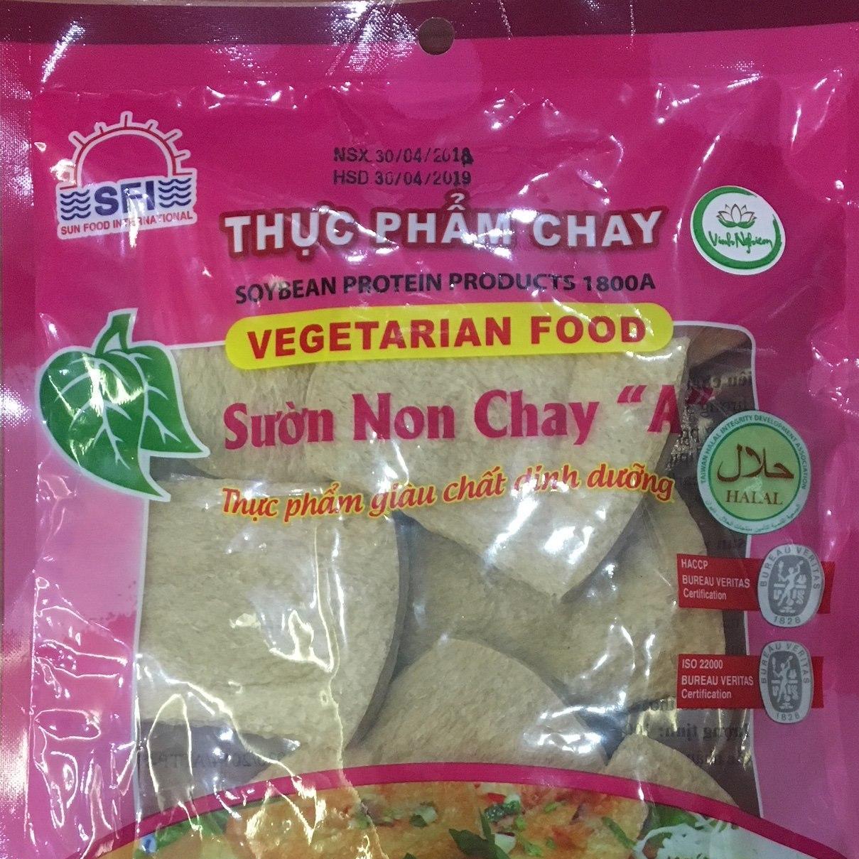 [HCM]Sườn non chay loại A Đài Loan (100g)