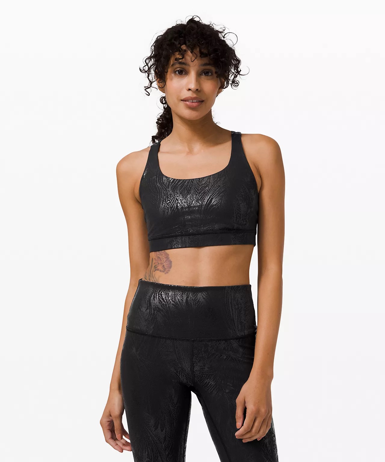Áo tập Bras Lululemon Auth - Energy Bra Shine  Medium Support, B–D Cup
