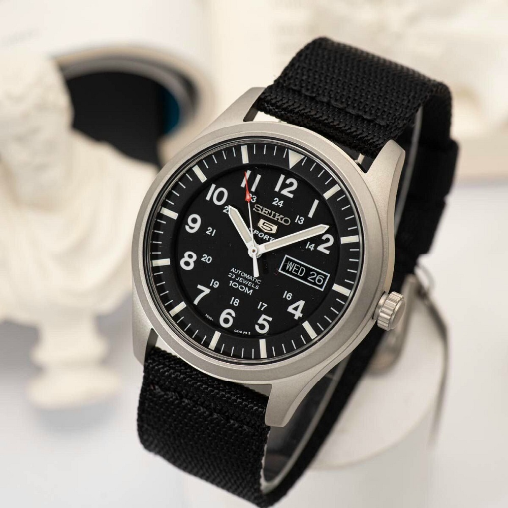 Đồng hồ nam SEIKO Automatic dây dù máy nhật