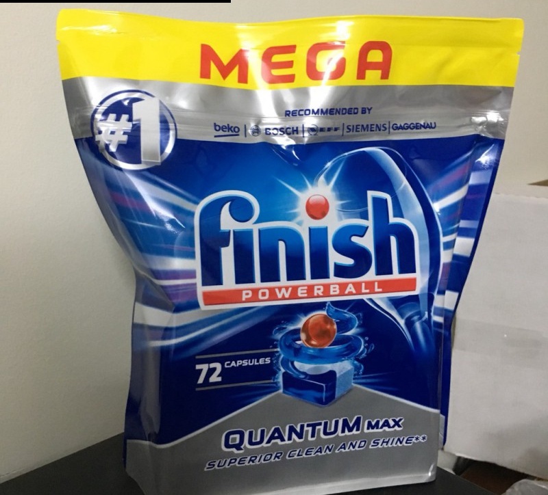 Viên rửa bát Finish Quantum