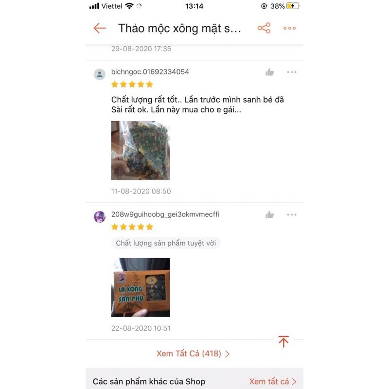 THẢO MỘC XÔNG MẶT (HANDMADE)-Gói nhỏ