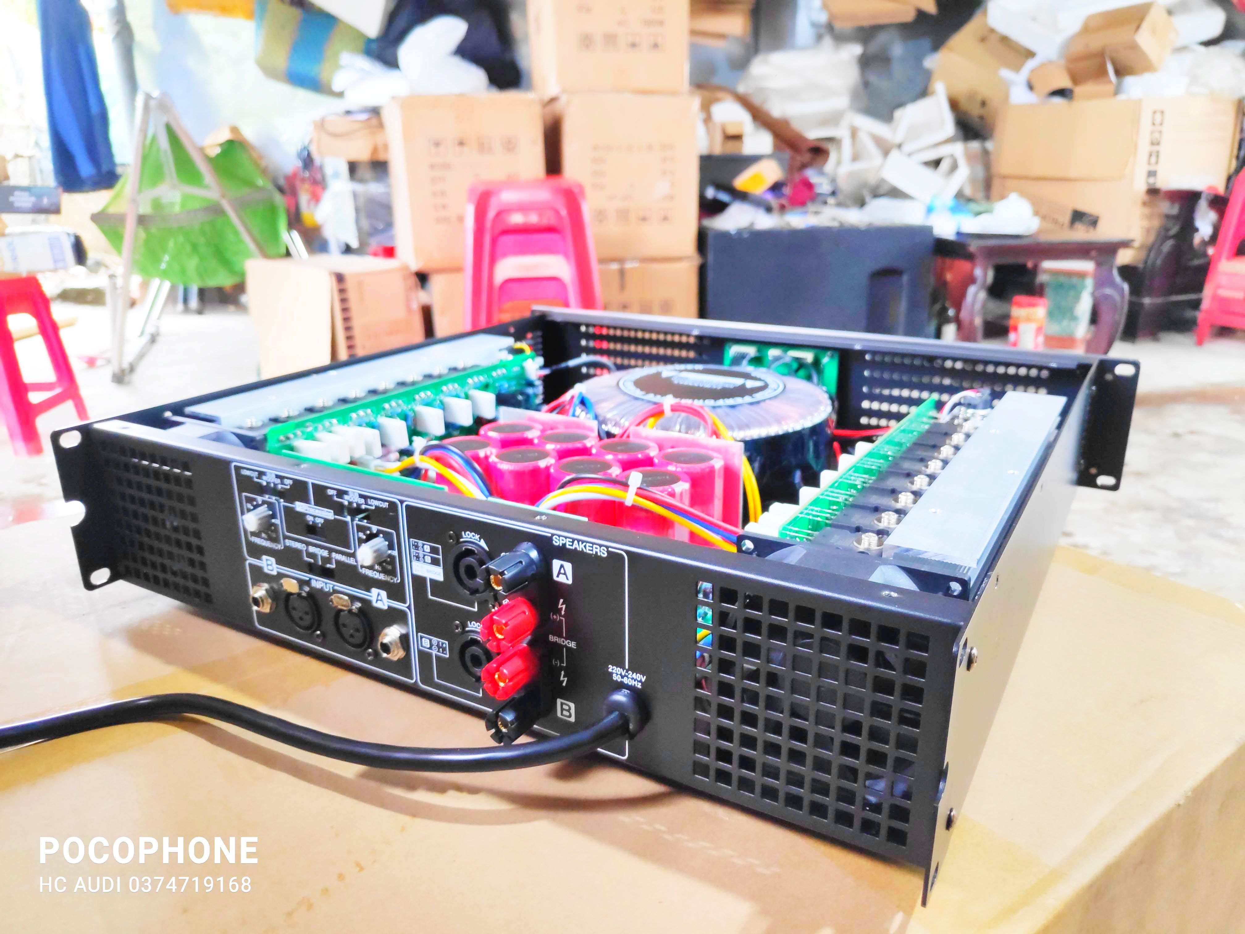 Đẩy công suất 32 sò nhập khẩu  mặt nhôm
