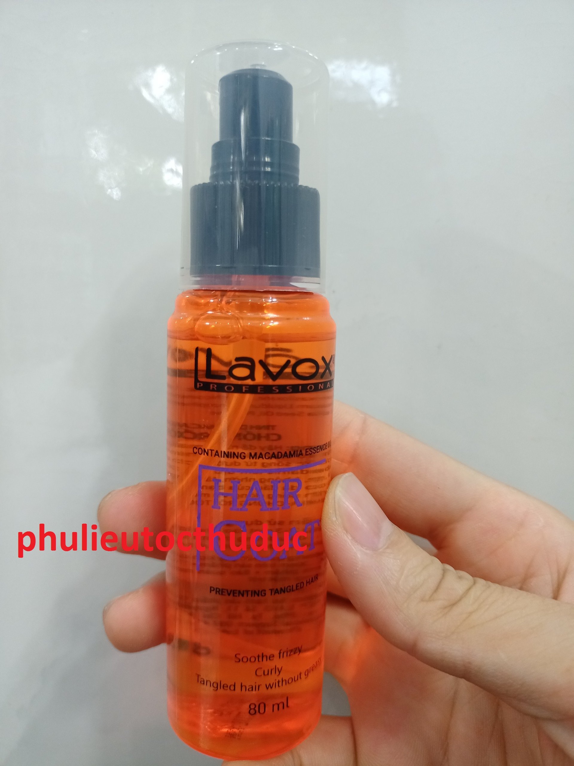Tinh dầu bóng tóc Lavox cam 80ml