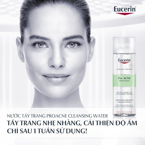 Eucerin - Nước Tẩy Trang Mụn Eucerin Làm Trắng Da 200ml - 400ml