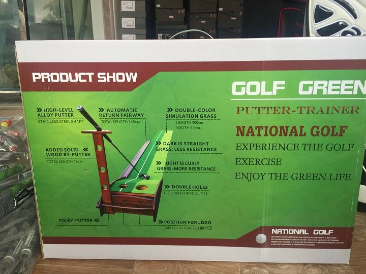 [ĐANG GIẢM GIÁ] Thảm tập Golf Putter gỗ