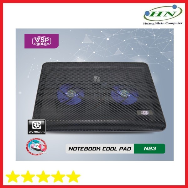 Bảng giá [HCM]Đế Tản Nhiệt VSP Cooler N23 (2*Fan 8cm ) Phong Vũ