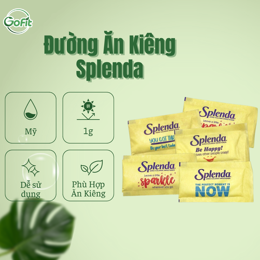 Đường ăn kiêng Splenda (nấu ăn, làm bánh keto, das)