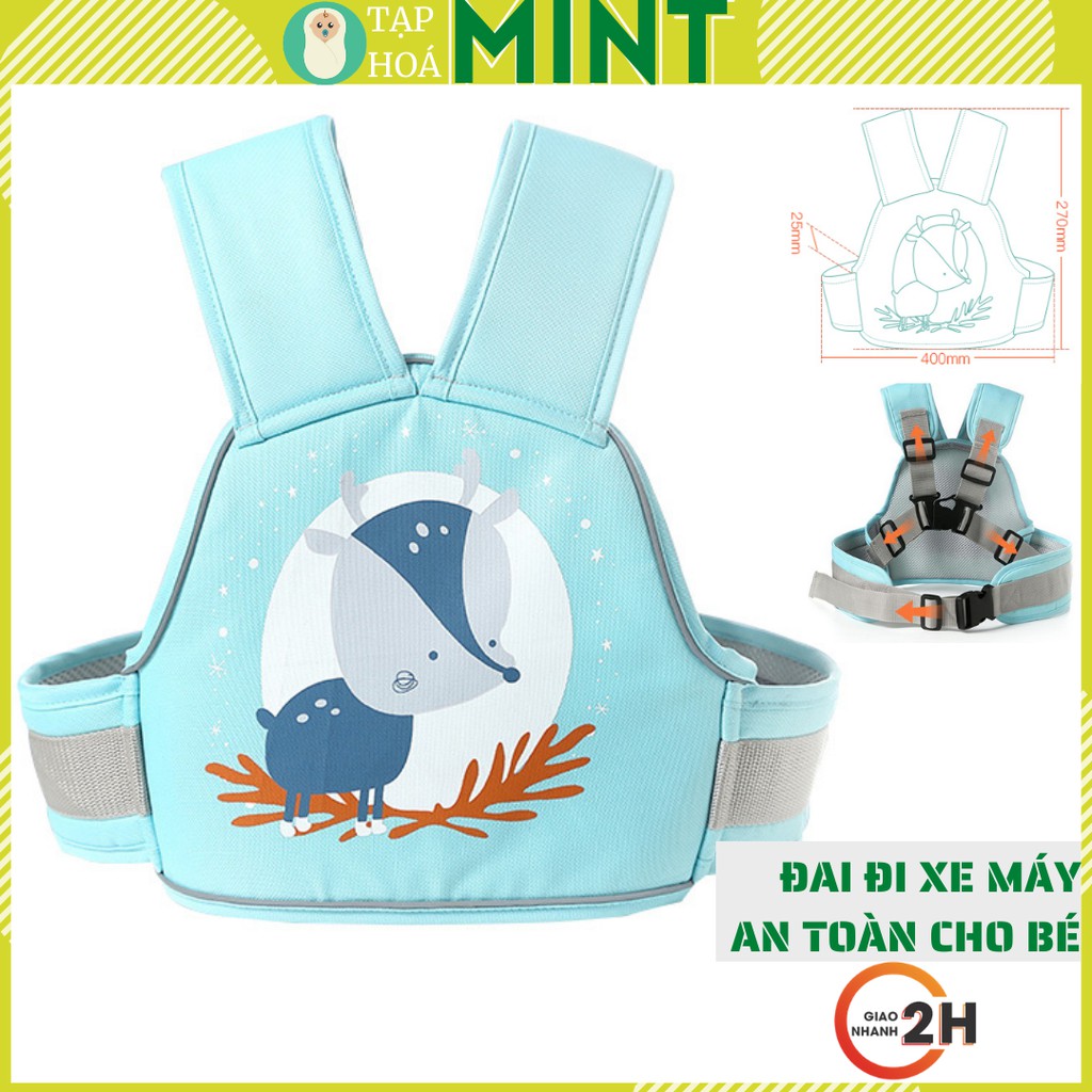 [HCM]Đai đi xe máy LIMENGSHI an toàn cho bé