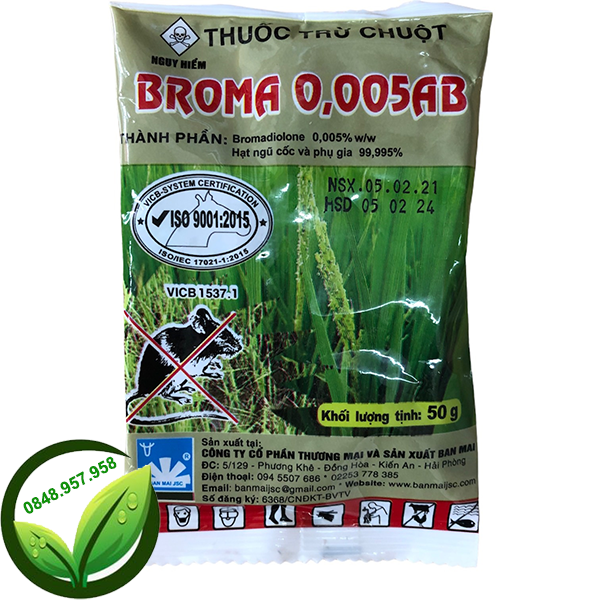 80 gói chuột thóc broma