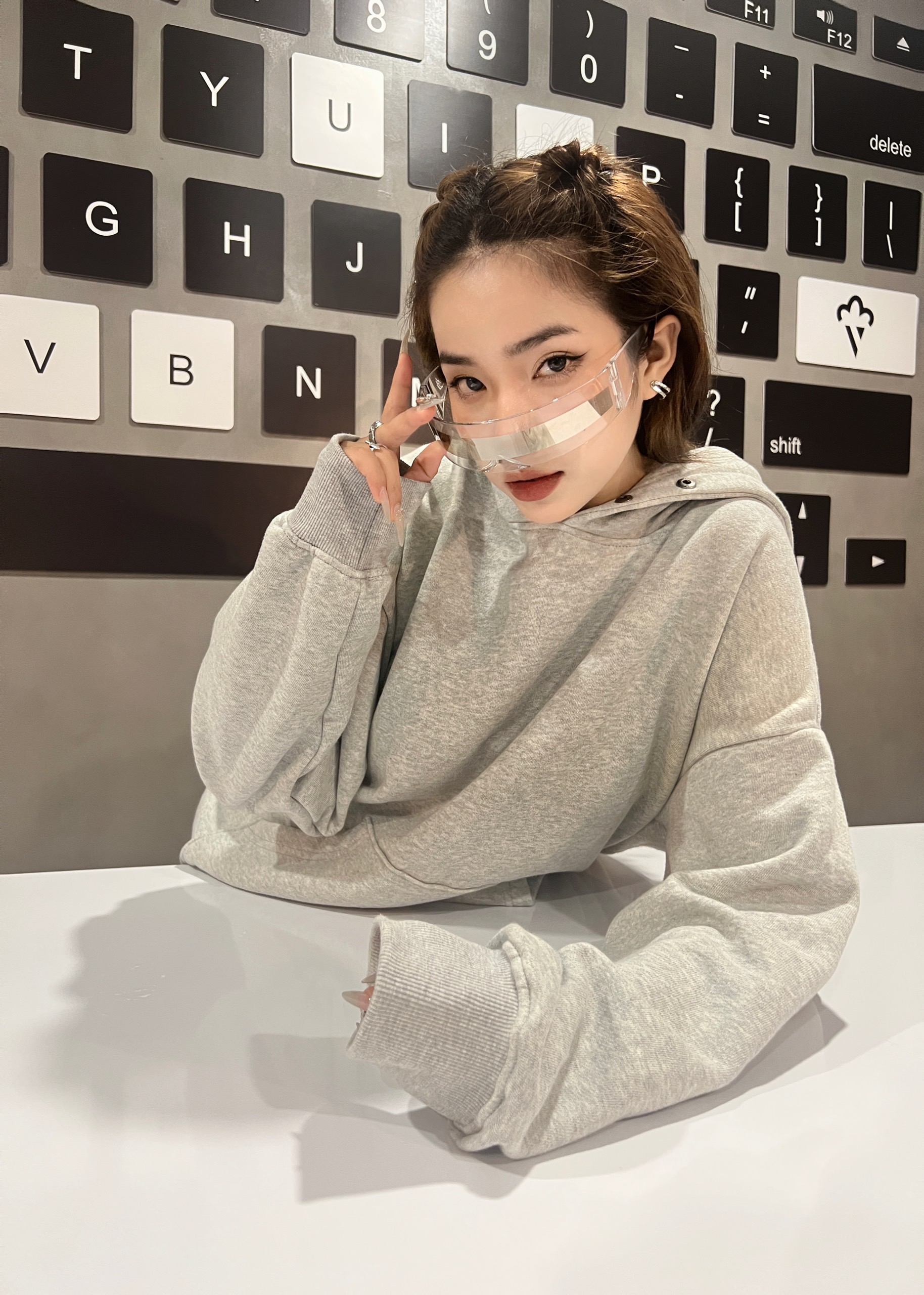 7MILLIONS áo khoác Hoodie Basic Formal / Màu xám