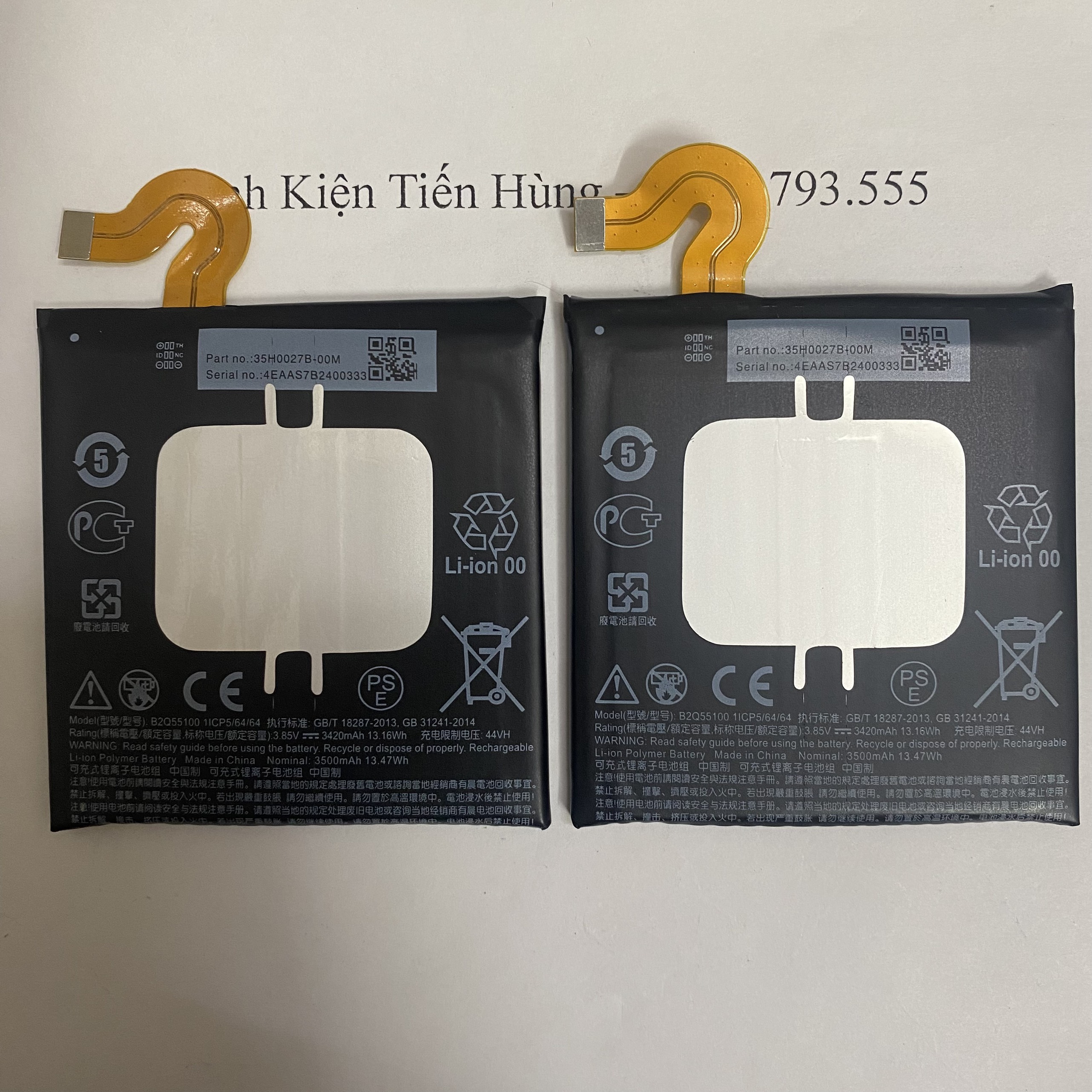 Pin HTC U12 Lite B2Q6E100 xịn bảo hành đổi mới