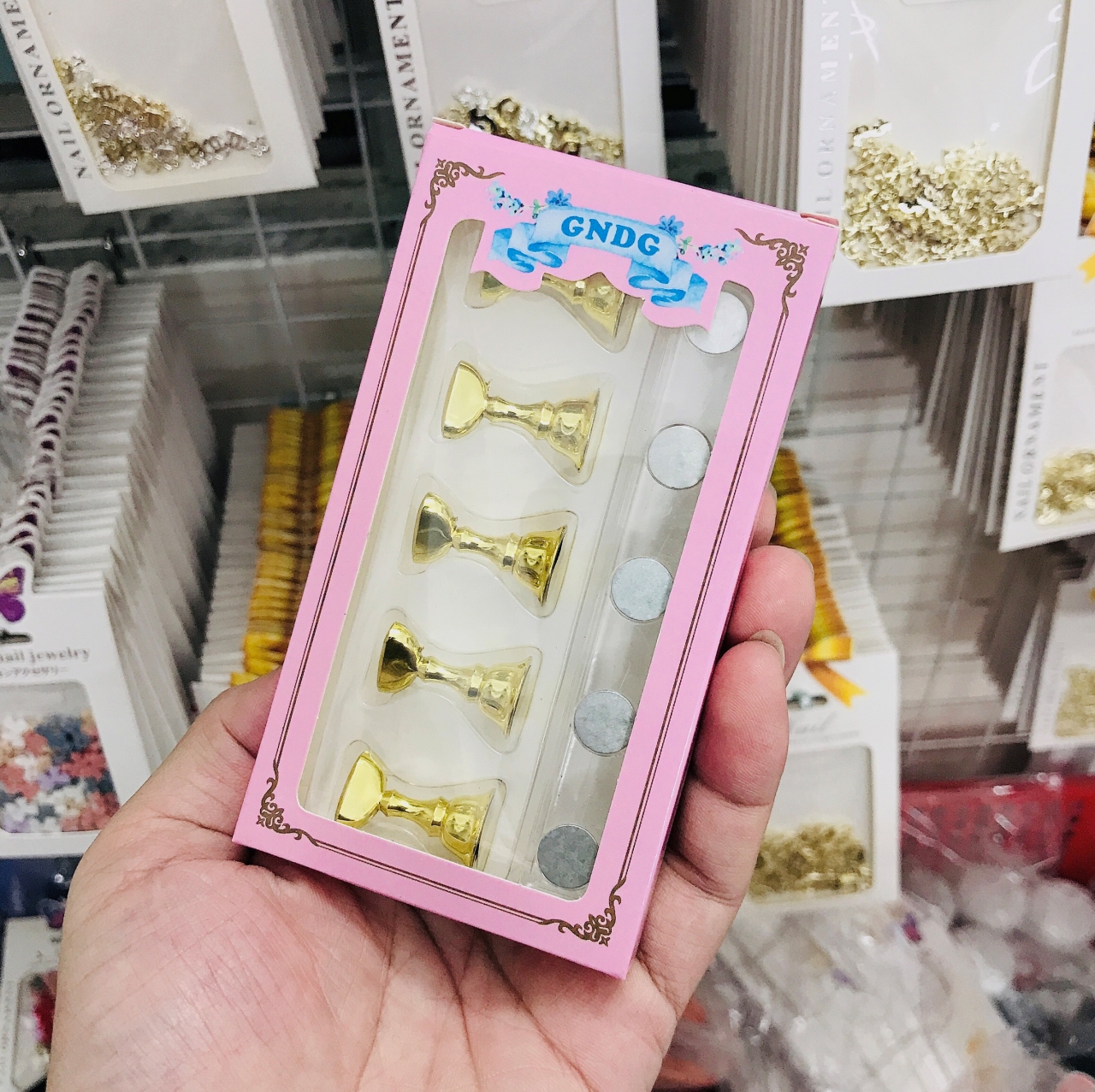 Đế sơn móng mẫu - Combo Đế cờ + Keo sáp 90 miến - TGN 937