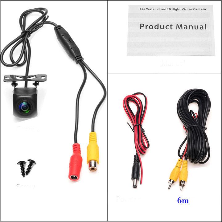 Camera lùi Ống kính mắt cá CCD cho Màn hình Android