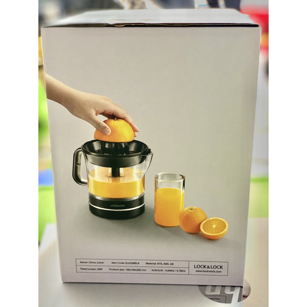 🌳 Máy vắt cam Lock&Lock EJJ231/236 dung tích 0,7l