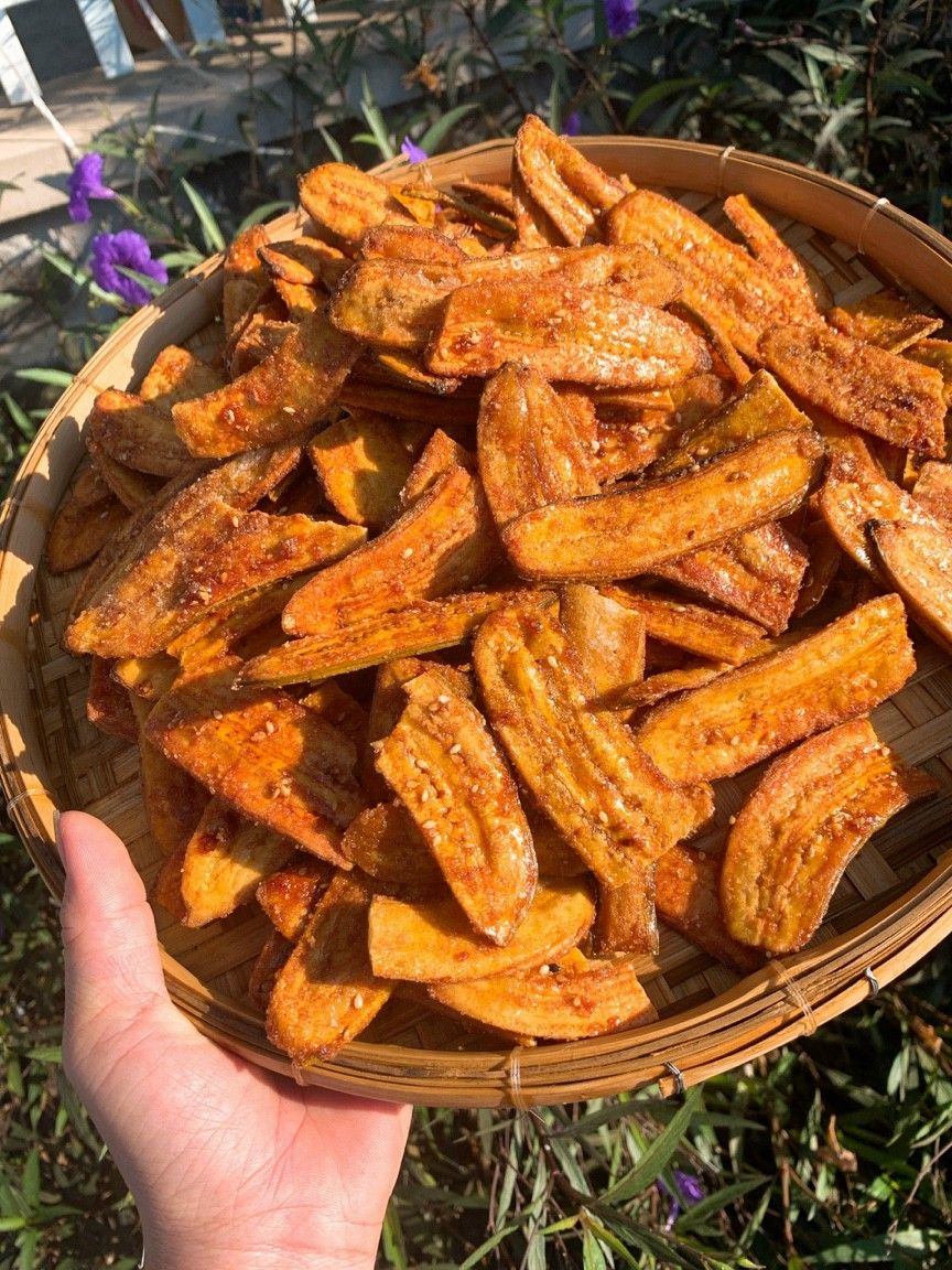 Chuối sấy mè gừng 500g