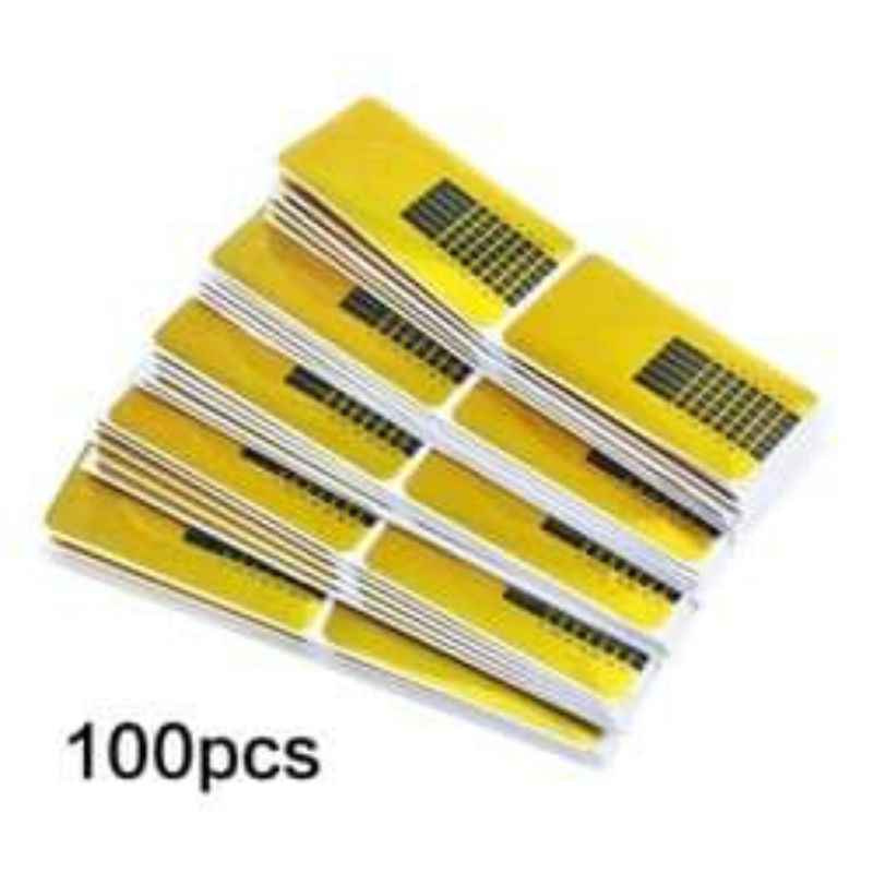 [HCM]Cuộn 100 miếng Form Giấy Đắp Bột Đắp Gel Nối Móng