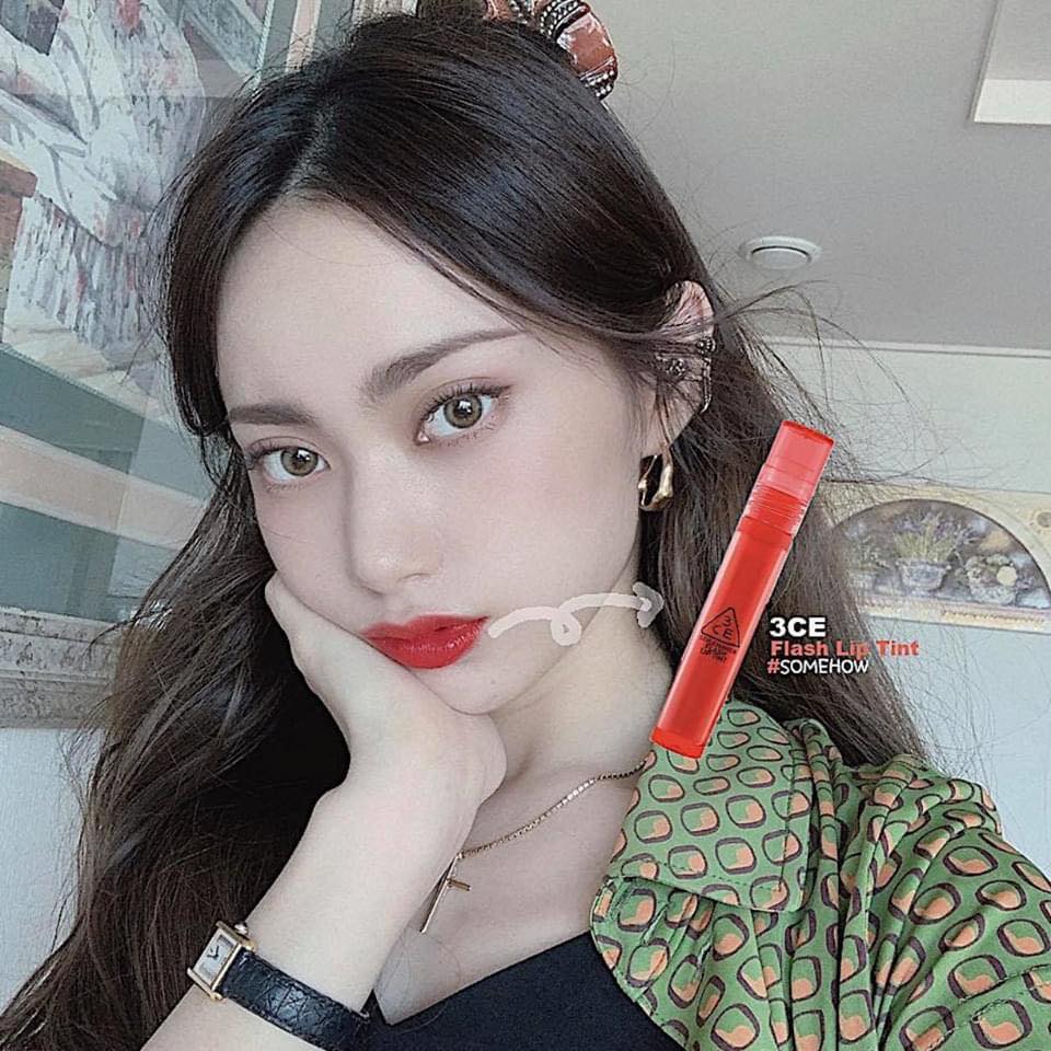 [HCM]??SON TINT BÓNG 3CE FLASH LIP TINT?? (ib chọn màu)