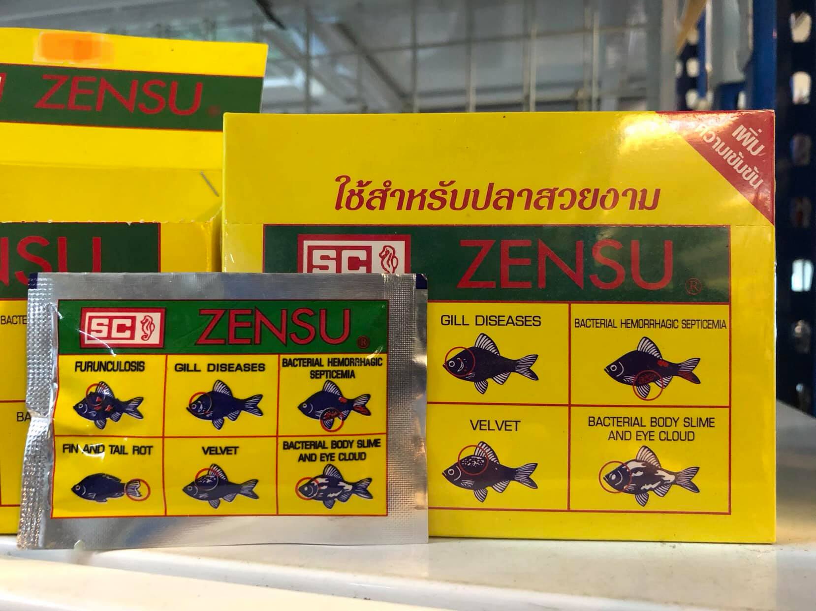 [HCM]BỘT ZENSU - DƯỠNG  CHO CÁ BETTA - Thần dược cho Betta sung khỏe 5gr