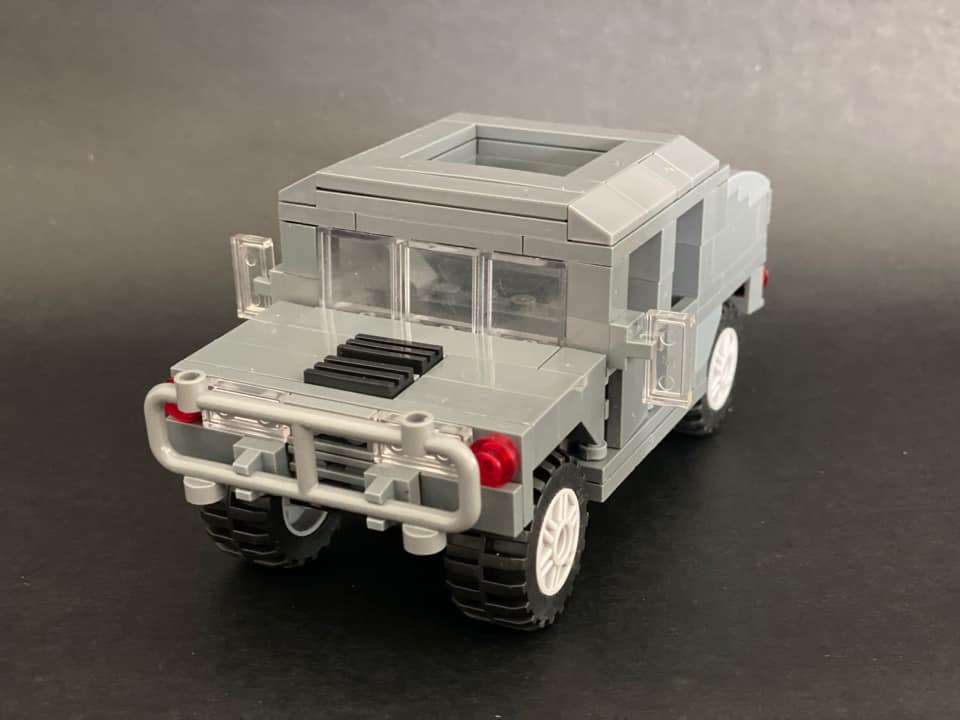 Le Go Đồ Chơi Lắp Ráp Moc Xe Cảnh Sát Humvee