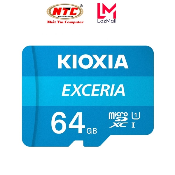 Thẻ nhớ MicroSDXC Kioxia Exceria 64GB UHS-I U1 100MB/s - Formerly Toshiba Memory (Xanh) - Nhat Tin Authorised Store