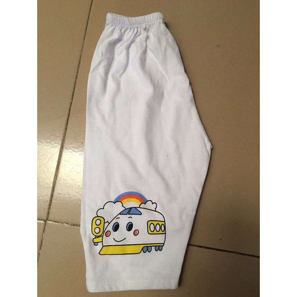 [HCM]Quần dài cotton trắng cho bé