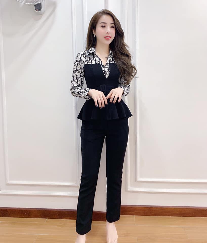 Sét bộ coton phối thun-QH